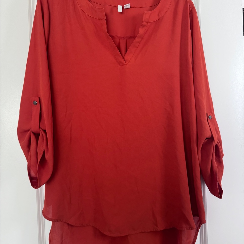 Burnt Orange Women's Blouse
